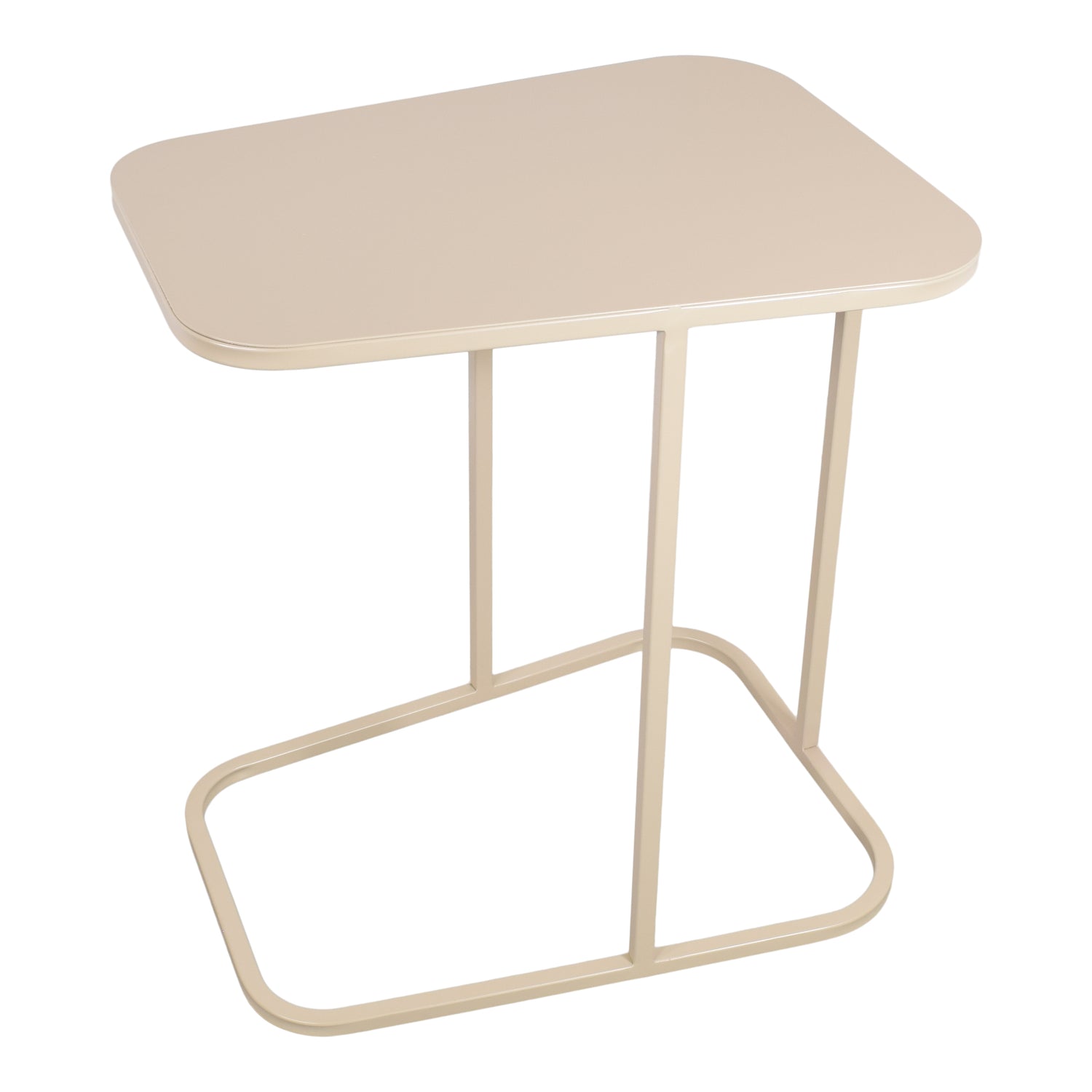 LOFT42 Inris Bijzettafel - Metaal - Beige  -51x35x55