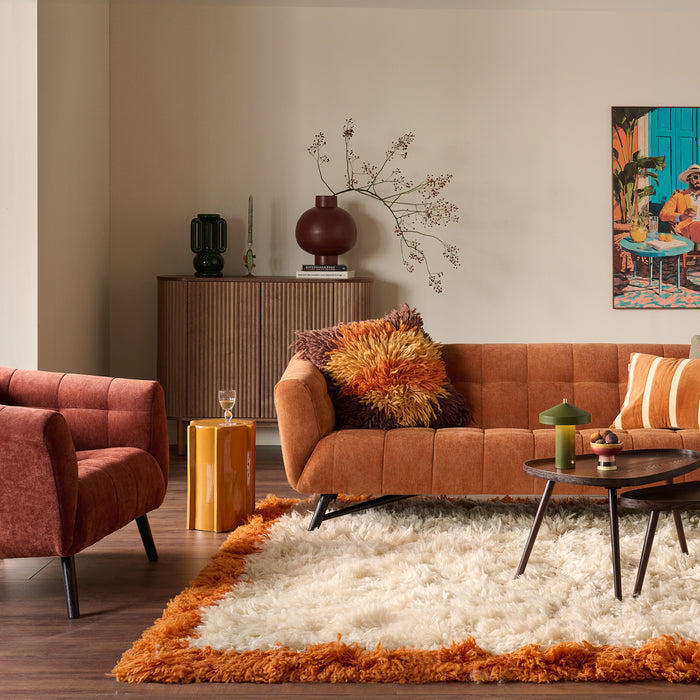 by fonQ Cubba Fauteuil - Wijnrood