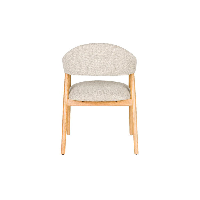 Puur Clay arm eetkamerstoel hout - lichtbruin