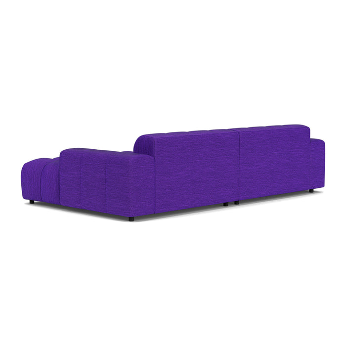 FÉST Dot Hoekbank met Chaise Longue  - Steelcut Quartet / Purple