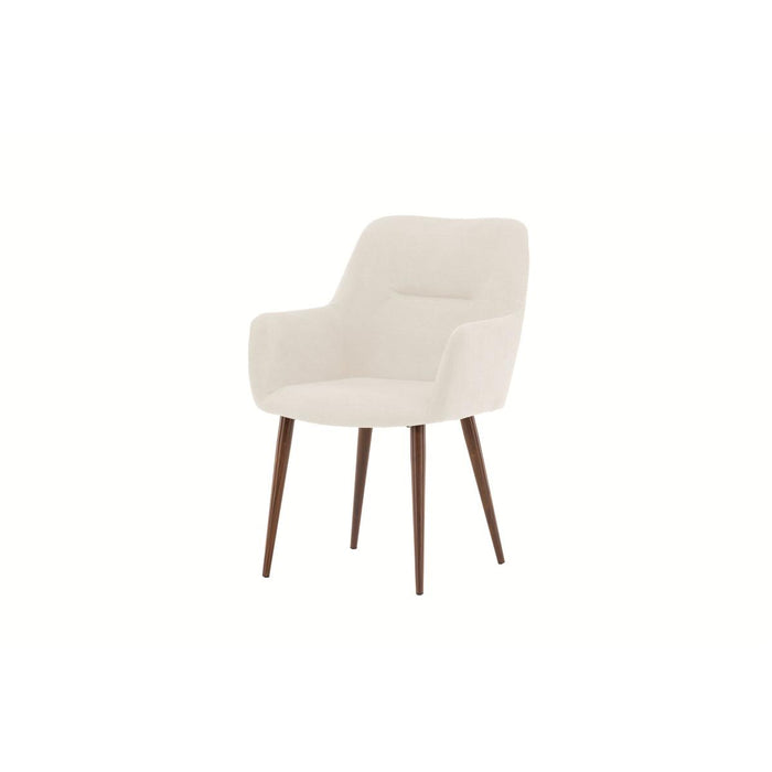 Svea - Keira eetkamerstoel - linnenlook - beige