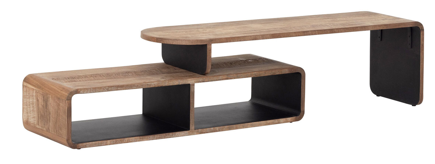 DTP Home TV stand Evo, extendable,45x150x40 cm, recycled teakwood