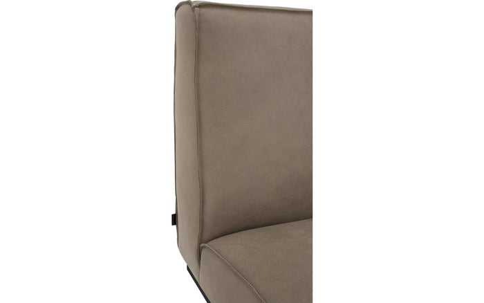 Goossens  Eetkamerstoel Tomleuning -  Leder zonder armleuning