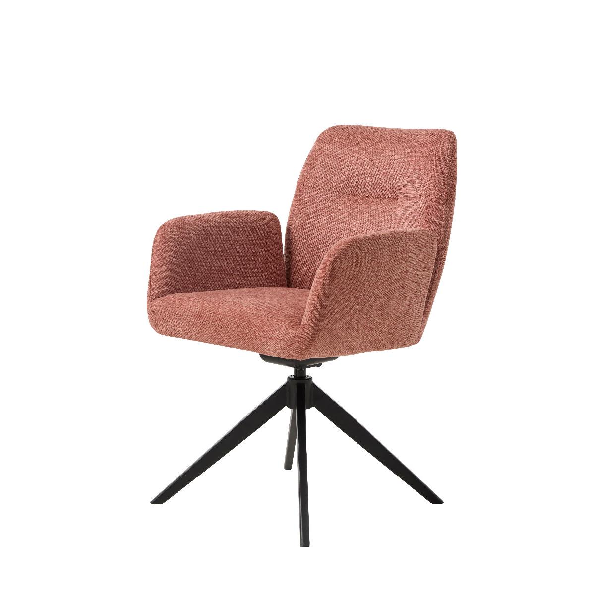 Nordic Home - Roxanne draaibare eetkamerstoel - rose