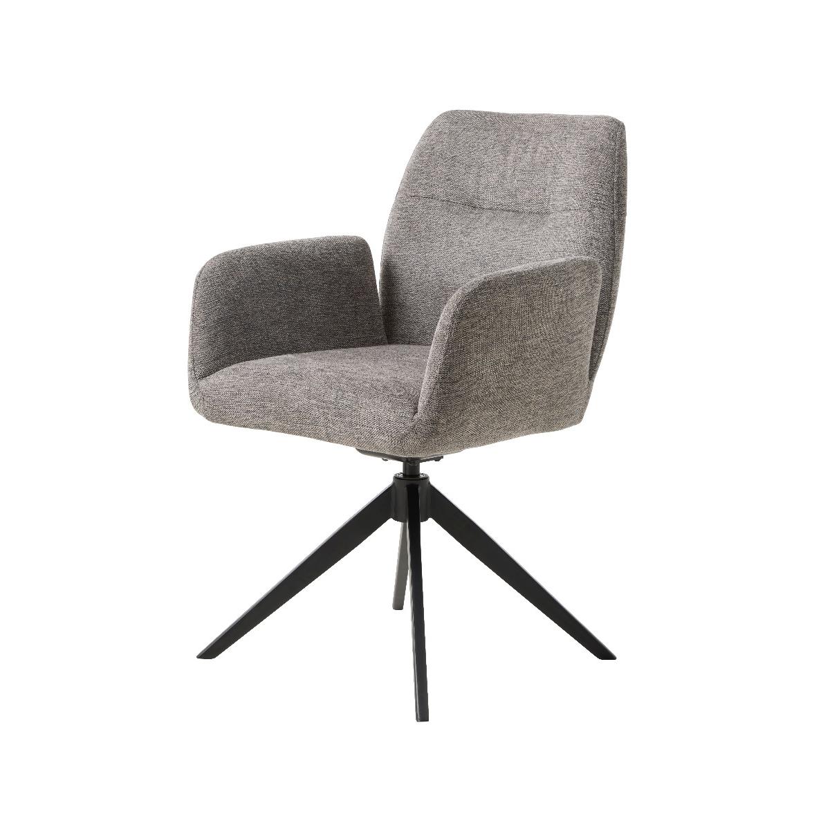 Nordic Home - Roxanne draaibare eetkamerstoel - grijs