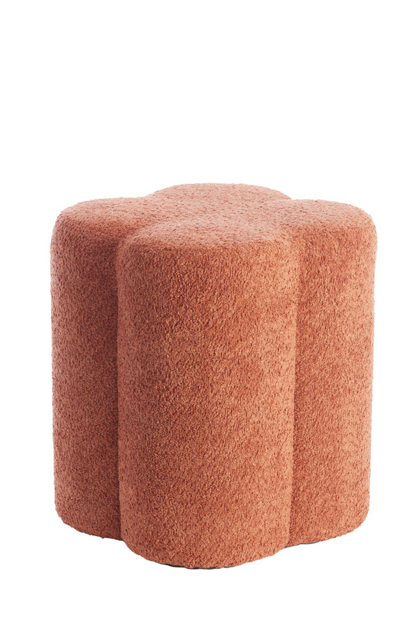 Light & Living - Poef NALANI - Ø38x45cm - Oranje