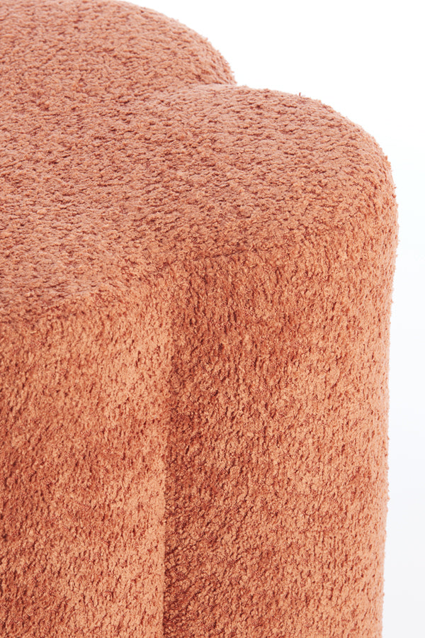 Light & Living - Poef NALANI - Ø38x45cm - Oranje