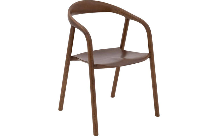 Goossens  Eetkamerstoel Prins -  Hout met armleuning