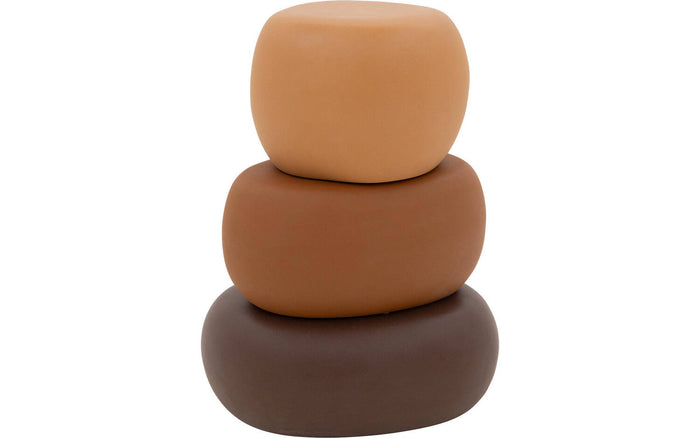 Goossens Bijzettafel Pebble, 51 x 48 cm