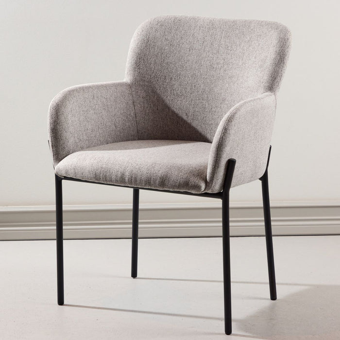 Fjôrd - Eetkamerstoel Beige Stof - Vätö