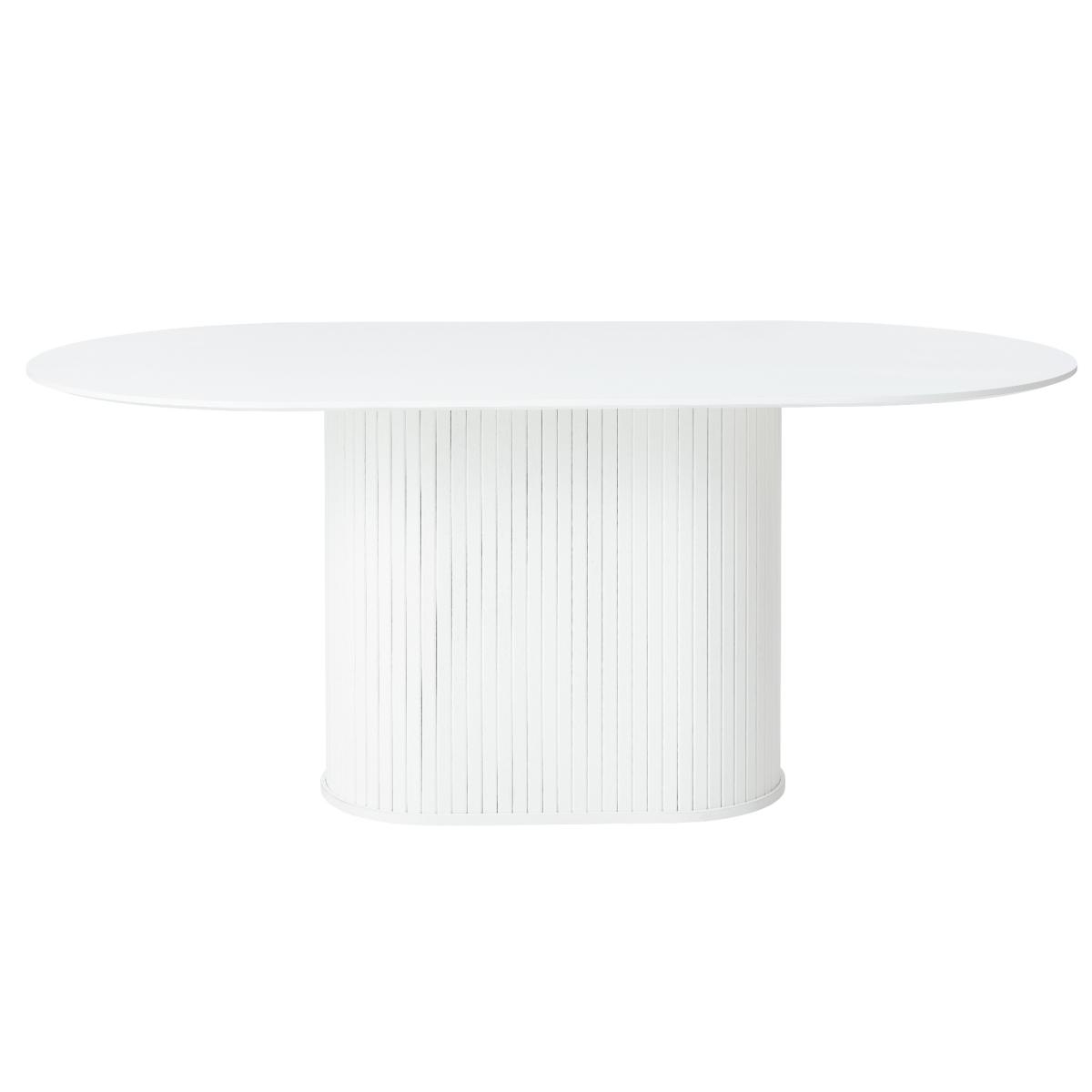 Nordic Home - Kelly ovale eettafel 95x180 cm - wit