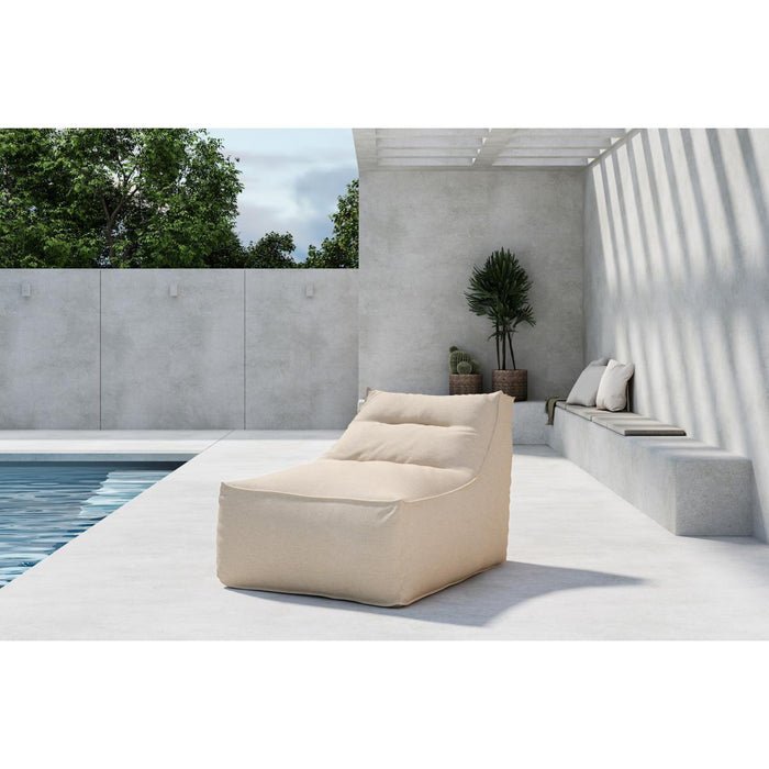 Svea - Livia loungepoef - stof - beige