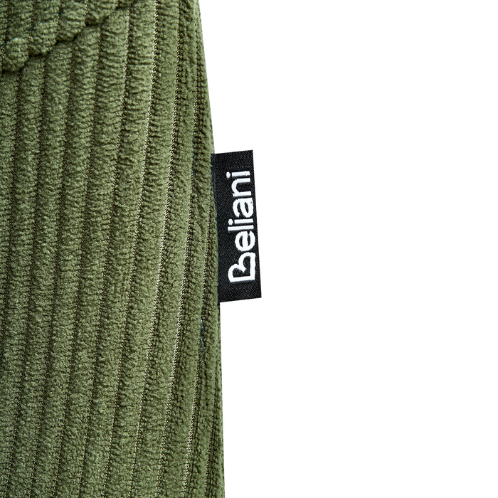 Beliani - HILDEN - Eetkamerstoel set van 2 - Groen - Corduroy