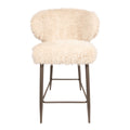 PTMD Ares Bar Chair Hair Beige