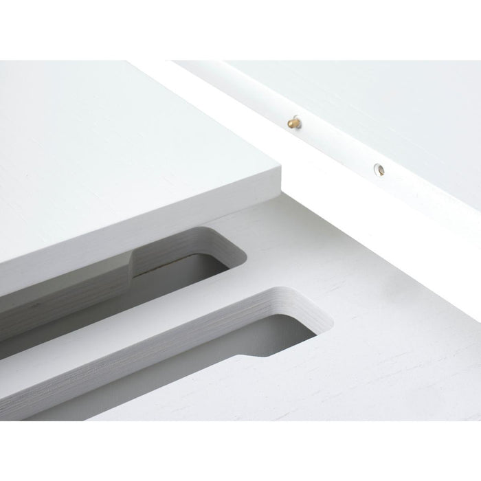 Nordic Home - Kelly ronde uitschuif eetafel Ø120-167 cm - wit