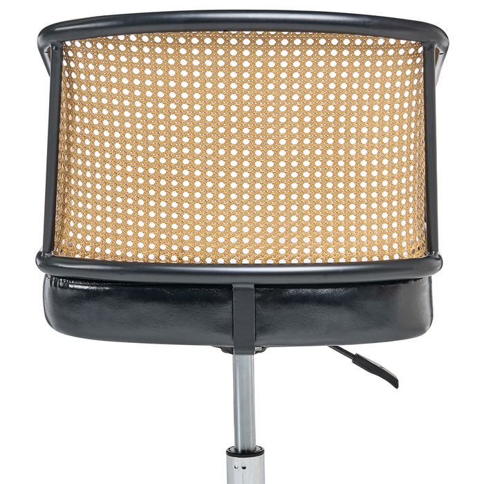 Beliani - TUCSON - Bureaustoel - Zwart - Kunstleer