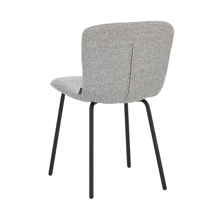 Eetkamerstoel Luca Grijs Stof Set van 4