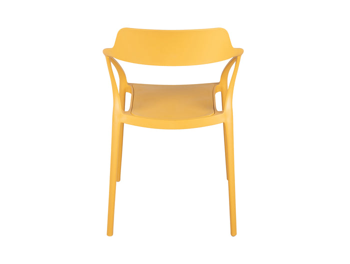 Leitmotiv - Eetkamerstoel Delicia - Okergeel