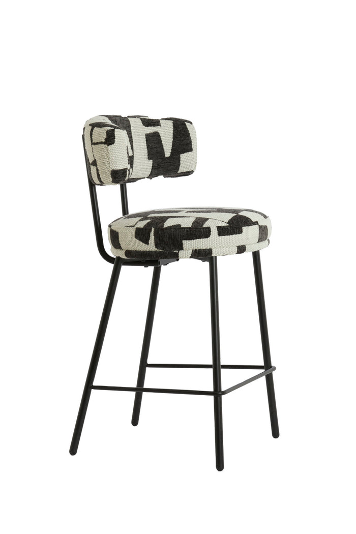 Light & Living - Barkruk HARVIE - 51x52.5x93cm - Bruin - Set van 2