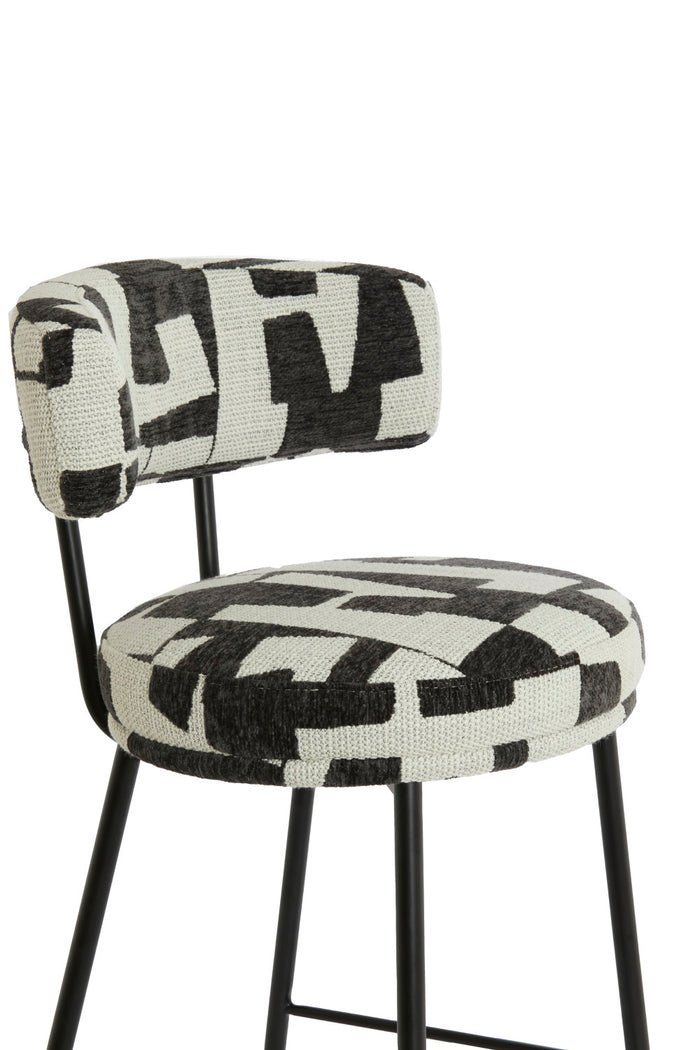 Light & Living - Barkruk HARVIE - 51x52.5x93cm - Bruin - Set van 2