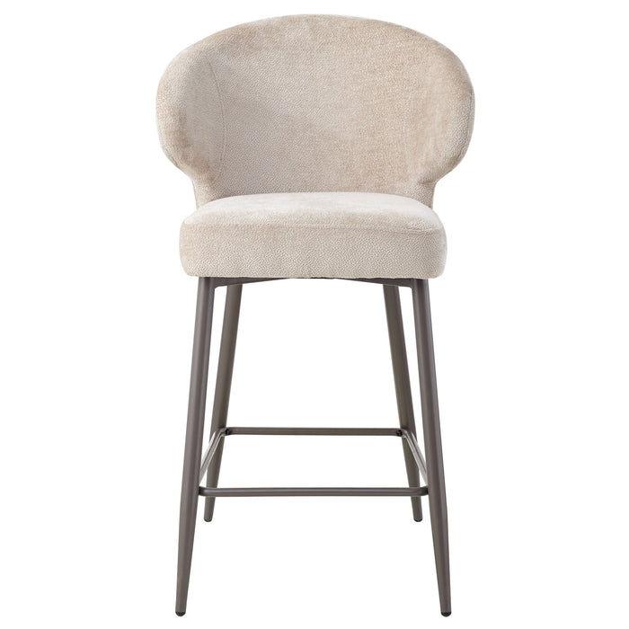 PTMD Ares Beige Bar Chair Aphrodite 3 Clay Leg