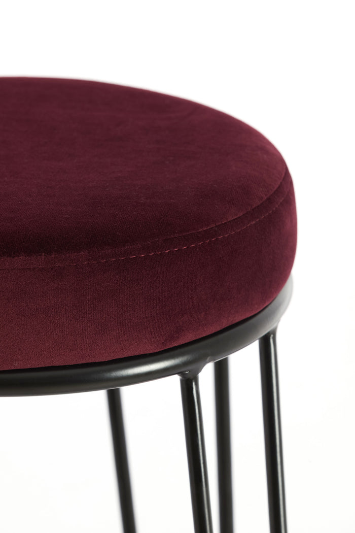 Light & Living - Barkruk ALICE - Ø41x73 cm - Rood - Set van 2