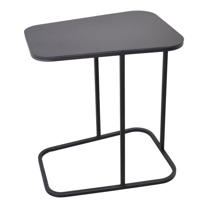 LOFT42 Inris Bijzettafel - Metaal - Mat Zwart -51x35x55