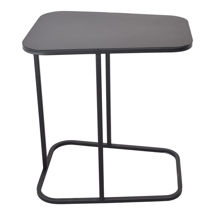 LOFT42 Inris Bijzettafel - Metaal - Mat Zwart -51x35x55