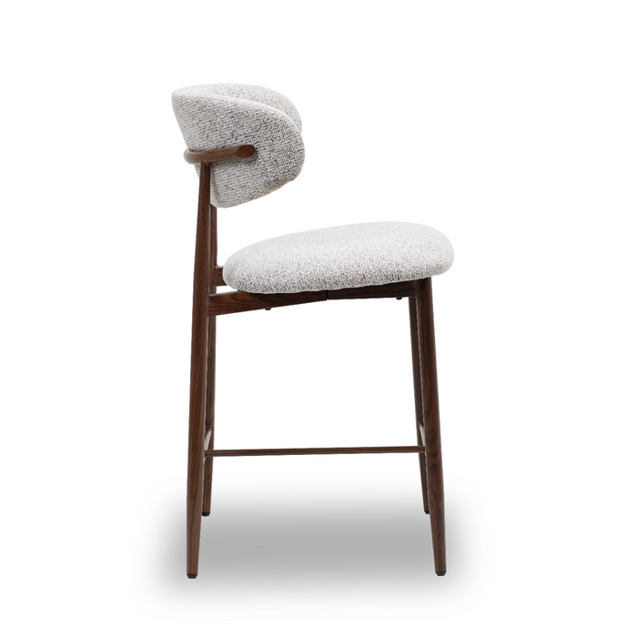 Furnihaus - Barkrukken set van 2 - Celia - Bruin Walnoot