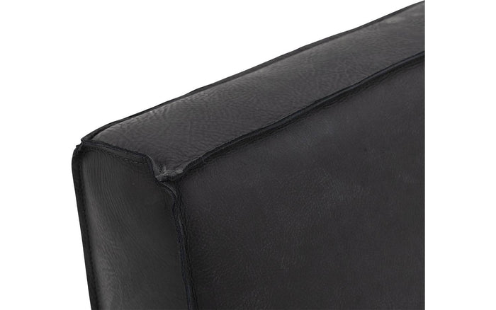 Goossens  Eetkamerstoel Tomleuning -  Leder zonder armleuning