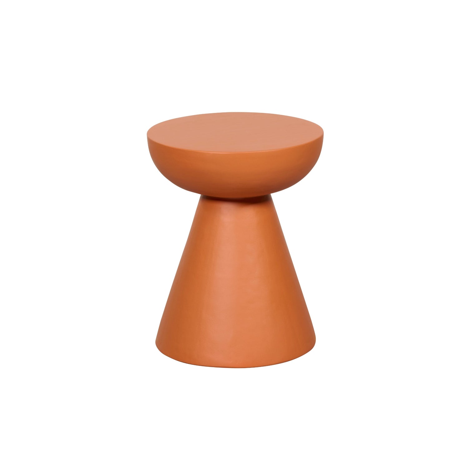 Bijzettafel Graz - Oranje|Terra - MDF - 34x43x34cm (BxHxD)