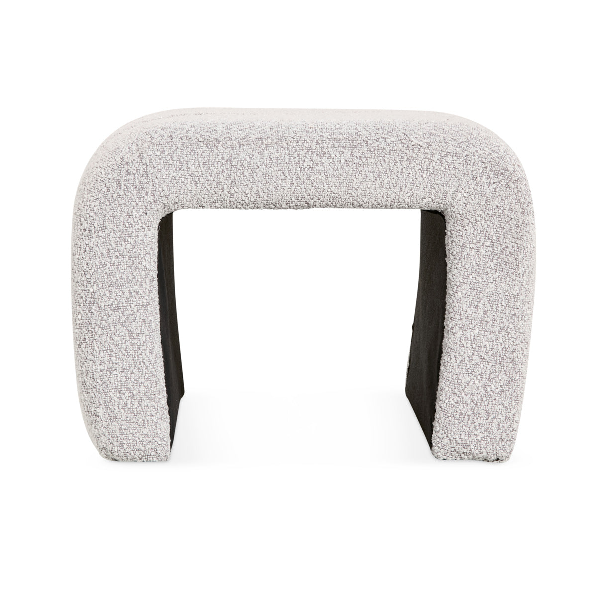 Giga Meubel - Poef Naturel Bouclé - 50x45x38cm - Gigi