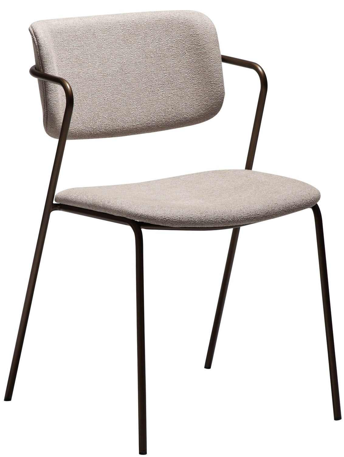 Dan-Form Zed Cashmere Bouclé Eetkamerstoel set van 2