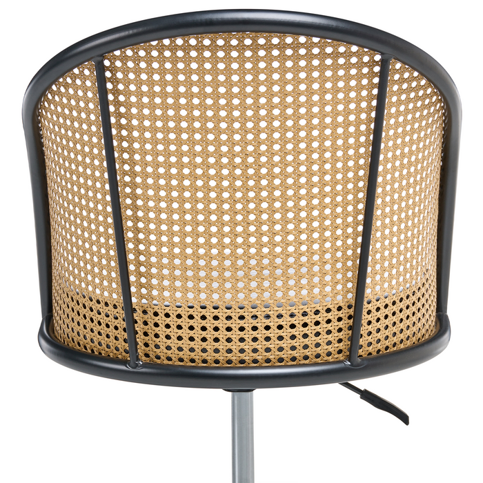 Beliani - BALTIMORE - Bureaustoel - Zwart - Kunstleer