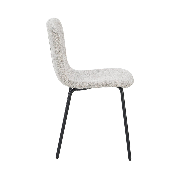 Eetkamerstoel Luca Beige Stof Set van 4