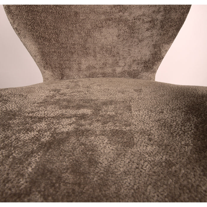 PTMD Thor Mocca Bar Chair Aphrodite 7 Fabric Leg