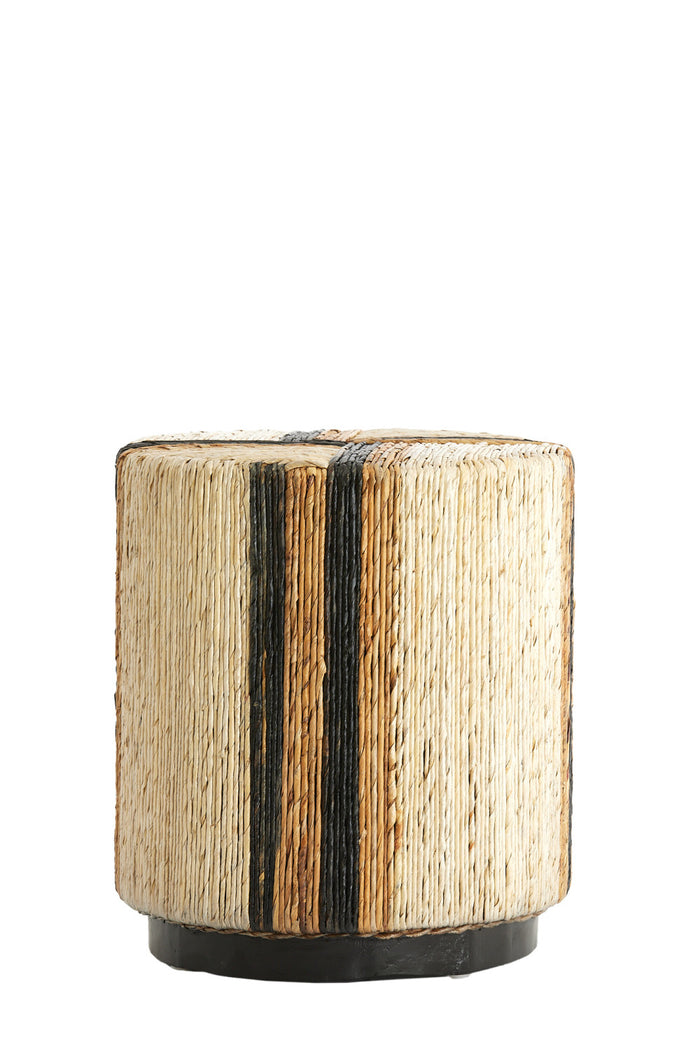 Light & Living - Poef YUTURI - Ø40x45 cm - Bruin