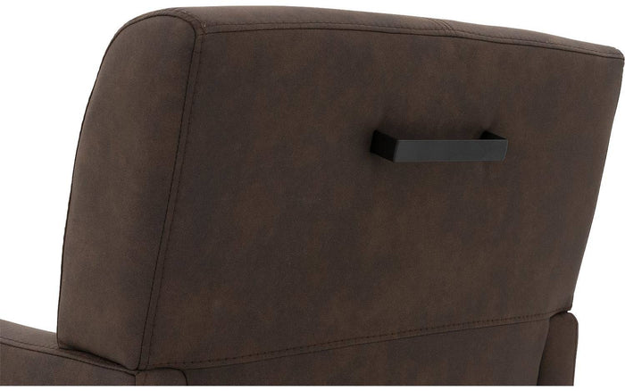 Goossens  Eetkamerstoel Alex -  Kunstleer met armleuning