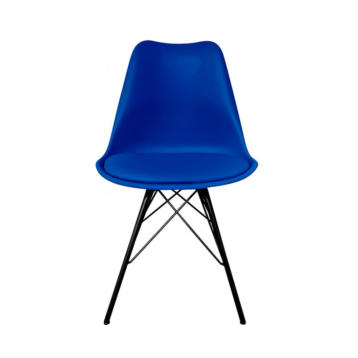 Kick kuipstoel Metal Luuk - Donkerblauw