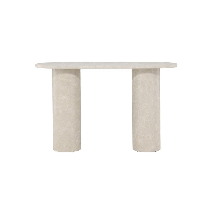 Svea - Morel ovale sidetable - 130 cm - marmerlook