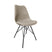 Kick kuipstoel Metal Luuk - Taupe