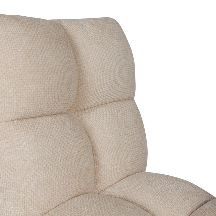 PTMD Milan Dining Chair Swivel Cream