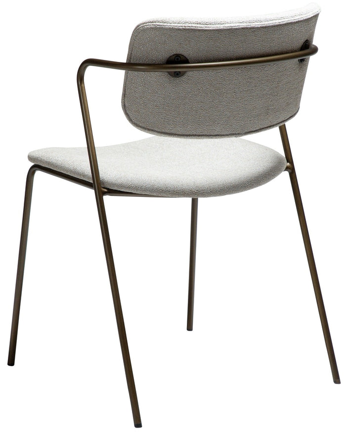 Dan-Form Zed Cashmere Bouclé Eetkamerstoel set van 2