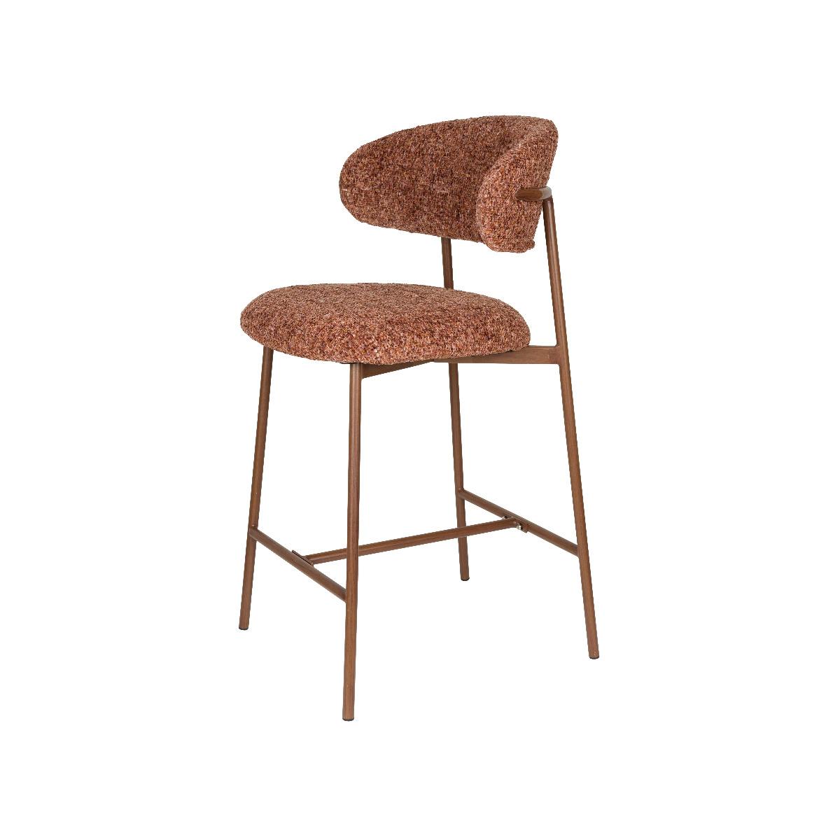 Puur Gena barkruk 65 cm - terracotta