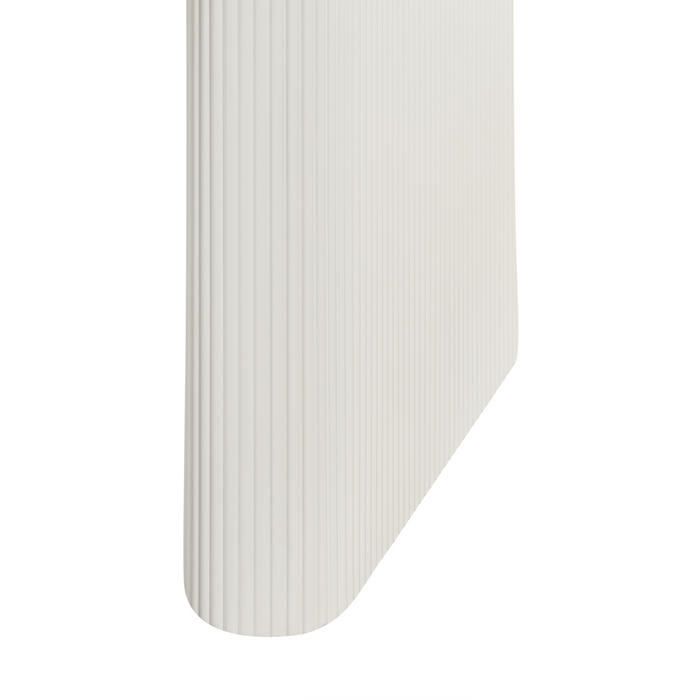 Beliani - PEERY - Ronde eettafel - Wit - 198 x 93 cm - Hout