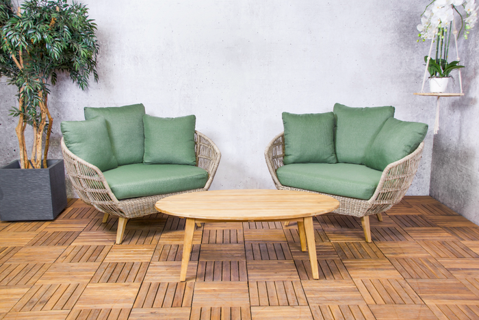 Sens-Line - San Marino sofa Stoel - 115x96x78 - Aluminium