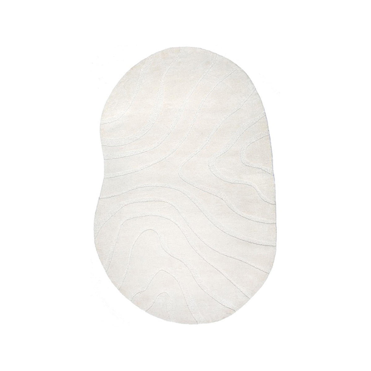 LABEL51 - Vloerkleed Goa 160x230 cm - Ivoor Polyester