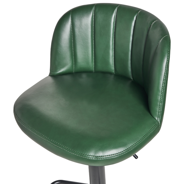 Beliani - VLORE - Barkruk set van 2 - Donkergroen - Kunstleer