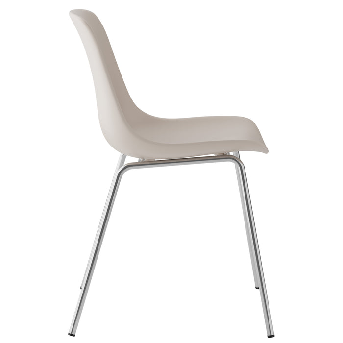 tectake® Kunststofstoelen Mave, ergonomisch, 120 kg - Set van 2