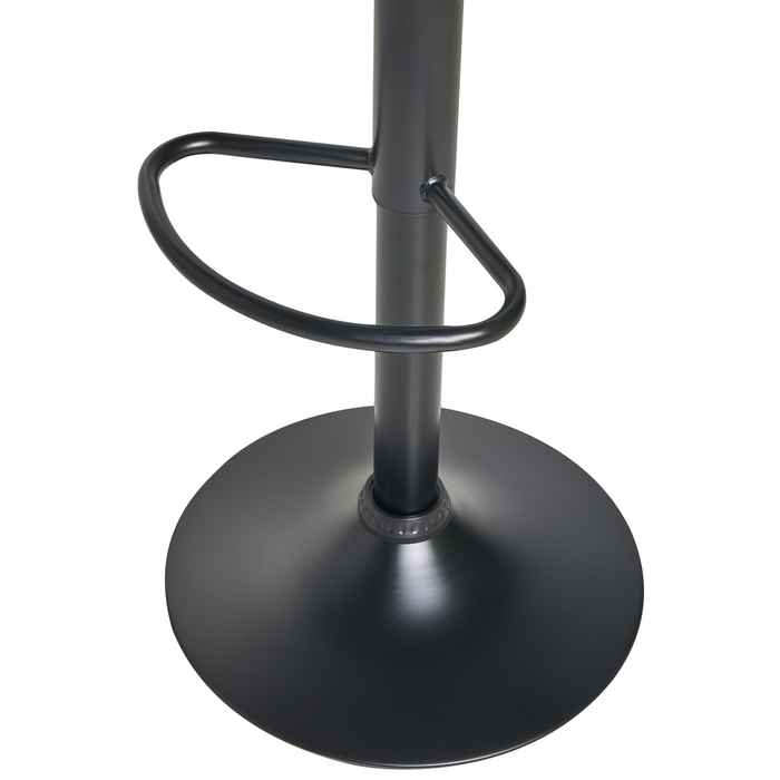 Beliani - MEEDER - Barkruk set van 2 - Lichtbeige - Kunstleer